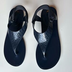 Blue Dream Summer Jelly Thong Sandals (Size 8)